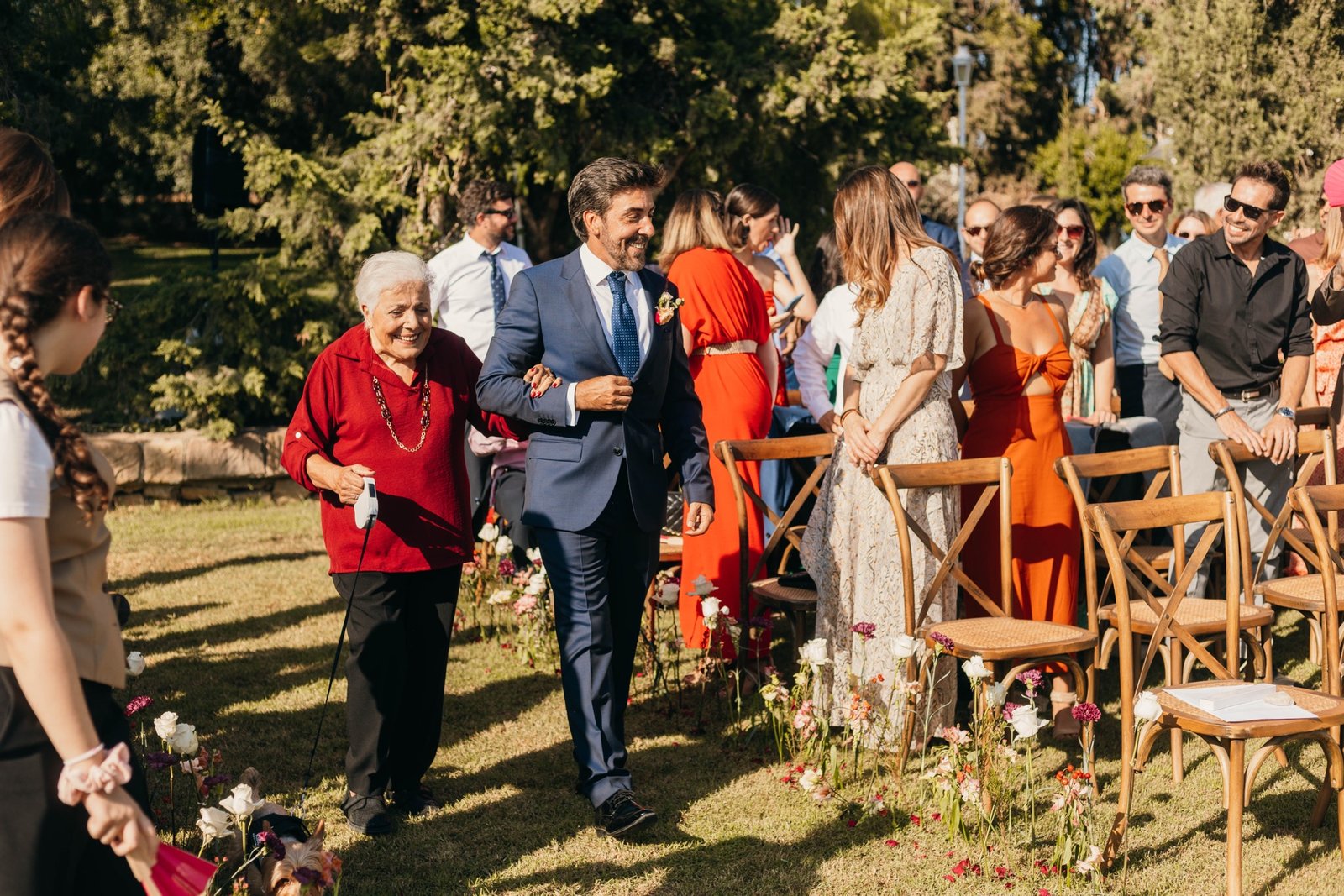 Llegada ceremonia
